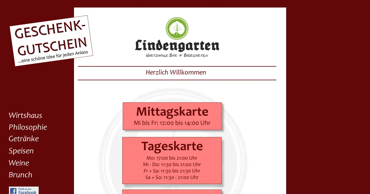 Lindengarten Biergarten — hundefreundliches Restaurant in München, mit Außenbereich
