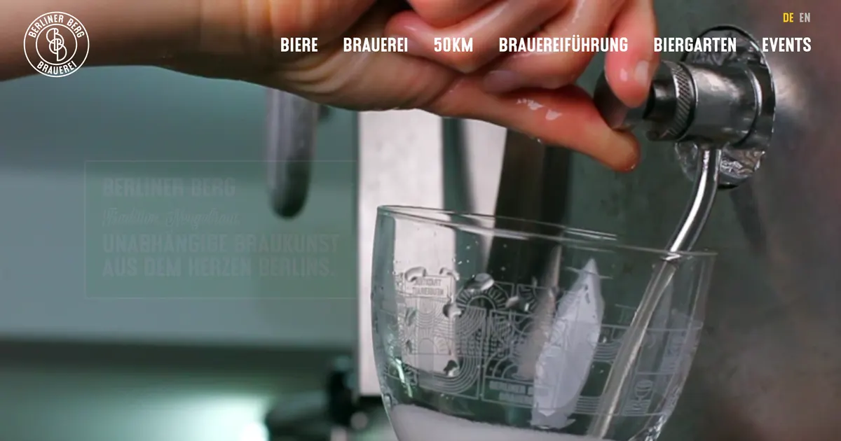 Berliner Berg Brauerei Biergarten — hundefreundliches Restaurant in Berlin, mit Außenbereich