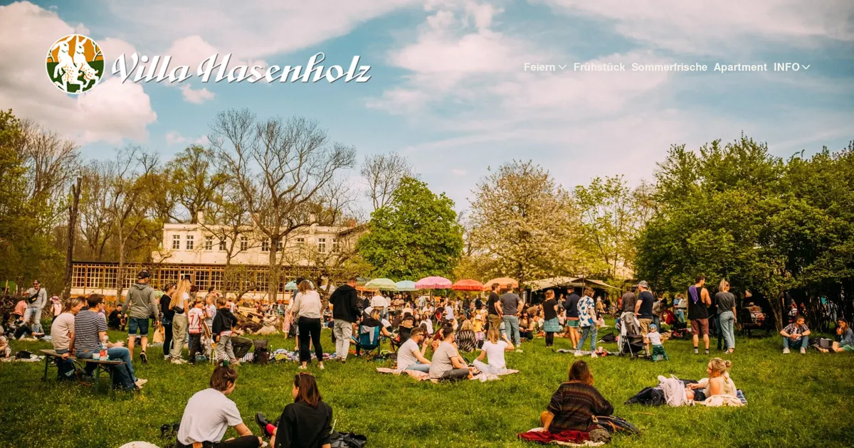Villa Hasenholz — hundefreundliches Restaurant in Leipzig, mit Außenbereich