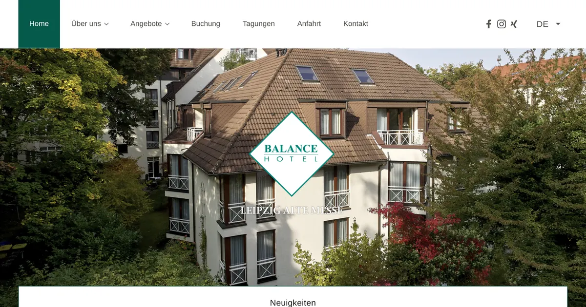 Balance Hotel — hundefreundliches Hotel in Leipzig