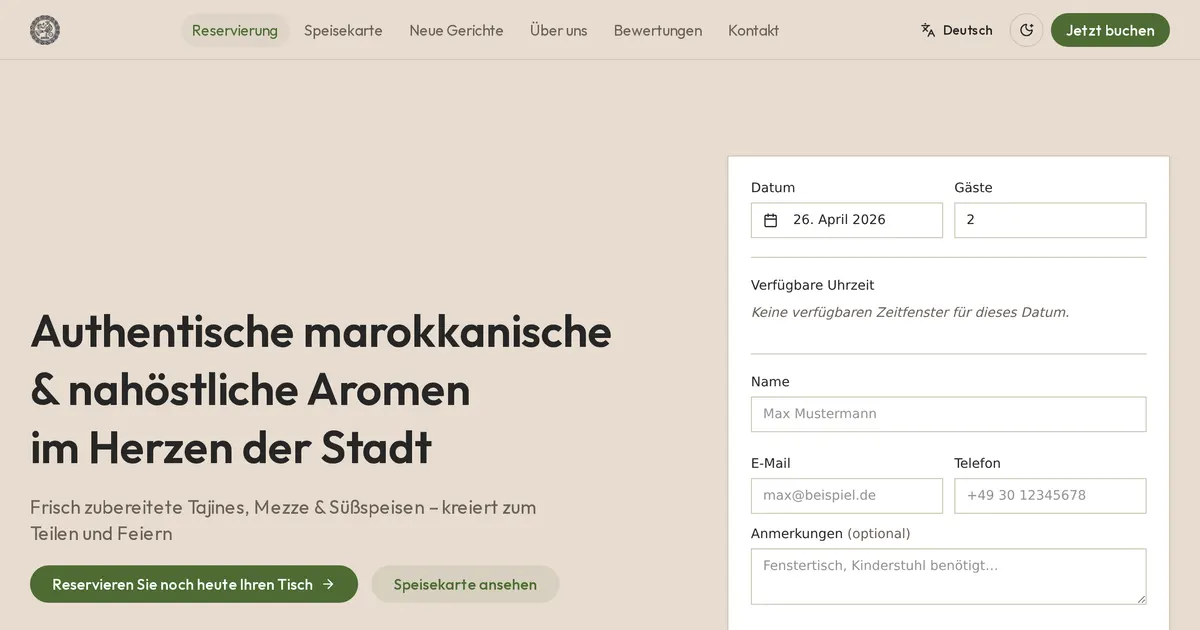 Baraka — hundefreundliches Restaurant in Berlin, mit Außenbereich