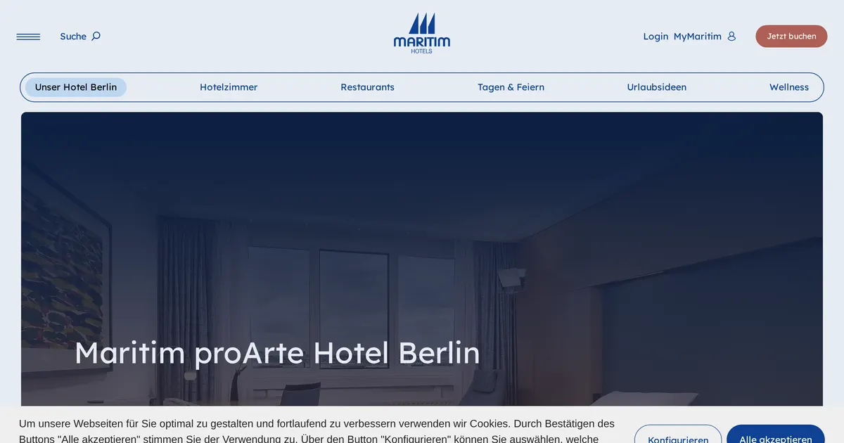 Maritim proArte Hotel Berlin — hundefreundliches Hotel in Berlin, mit Hundebett