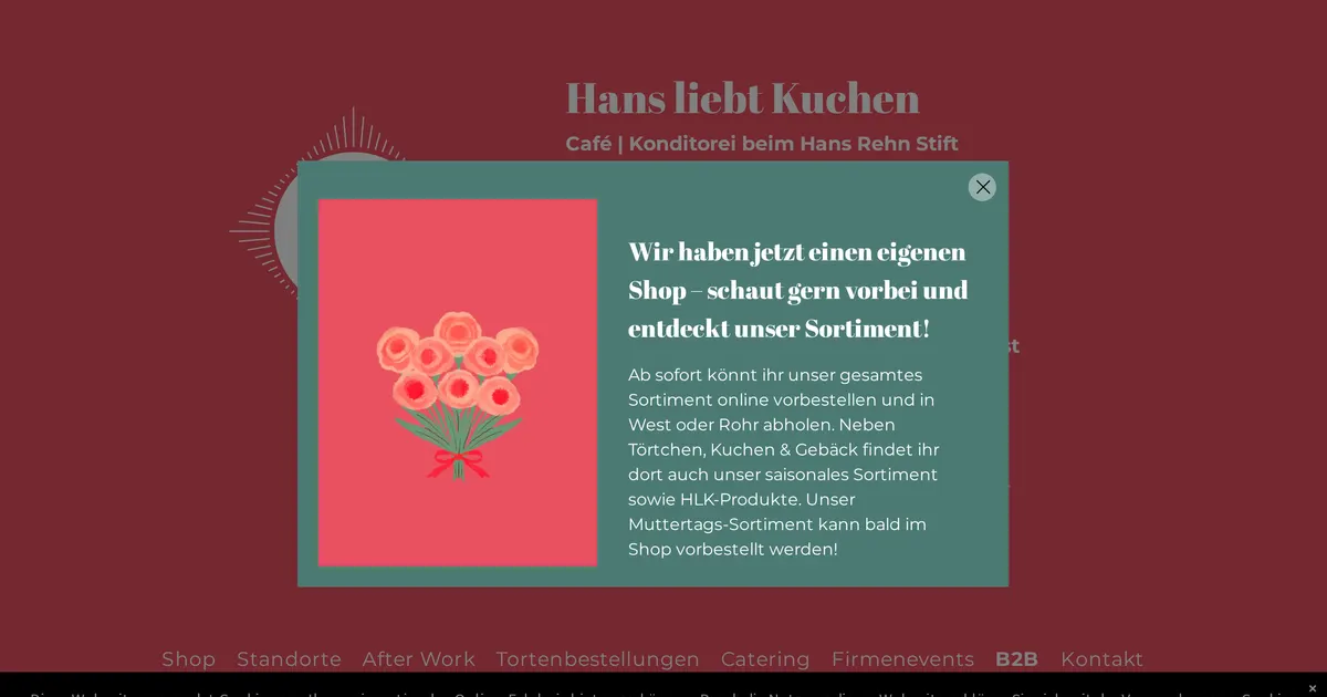Hans liebt Kuchen — hundefreundliches Café in Stuttgart, mit Außenbereich