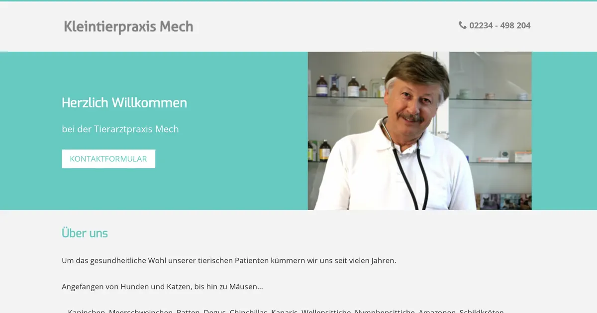 Kleintierpraxis Zbigniew Mech — Tierarzt in Köln