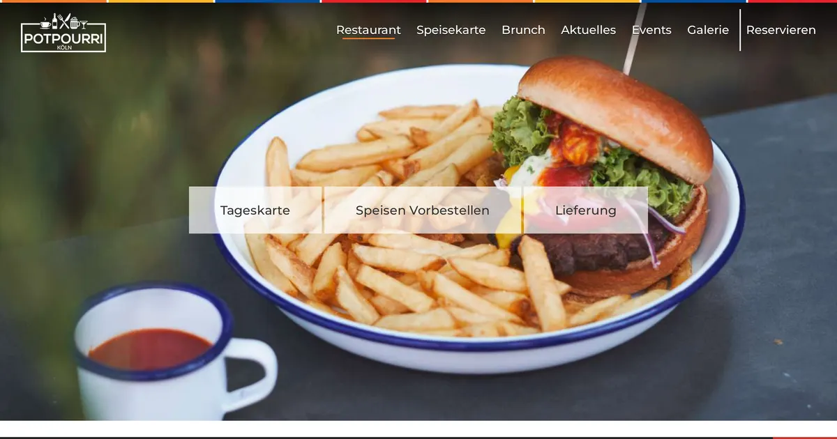Potpourri — hundefreundliches Restaurant in Köln, mit Außenbereich