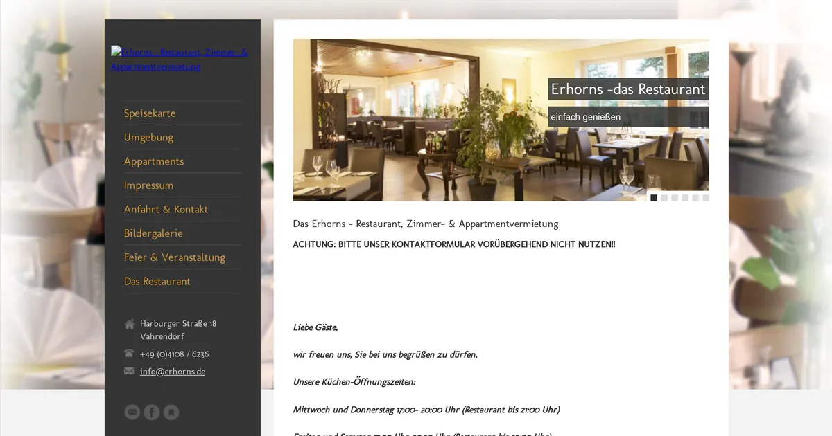 Erhorns Apparetmentvermietung