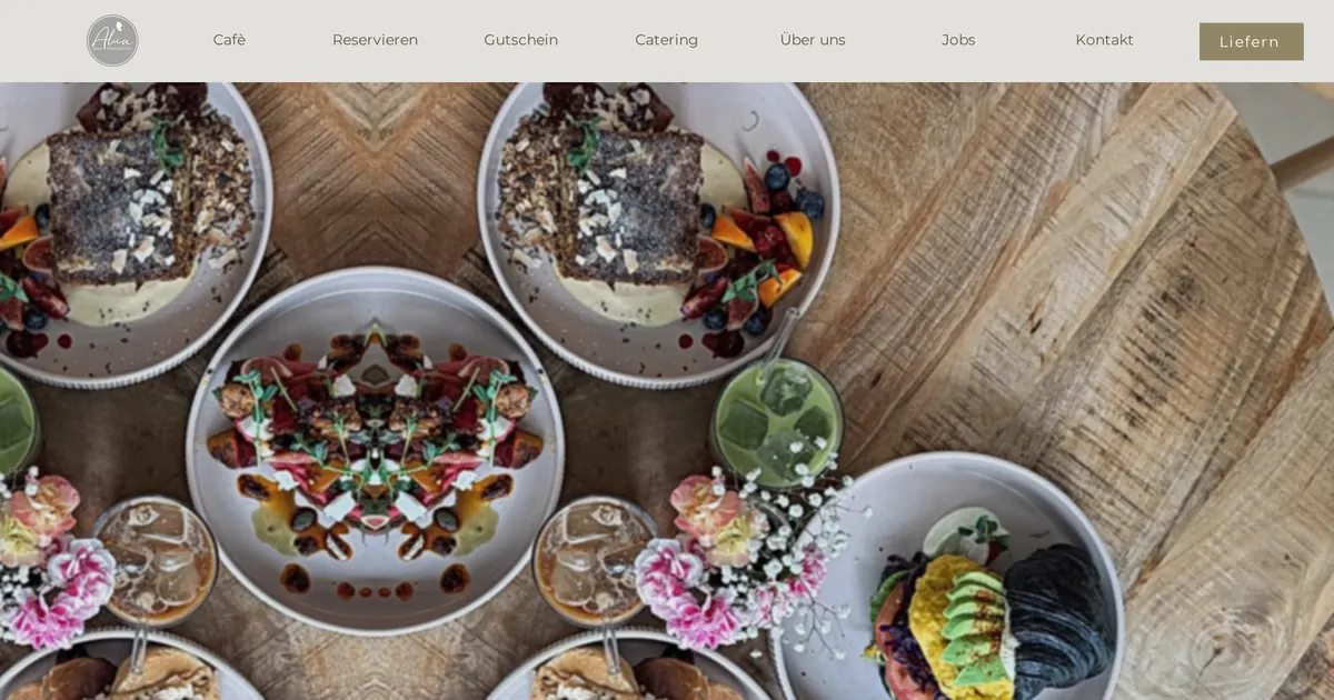 Alua Vegan Catering & Café — hundefreundliches Café in Dresden, mit Außenbereich