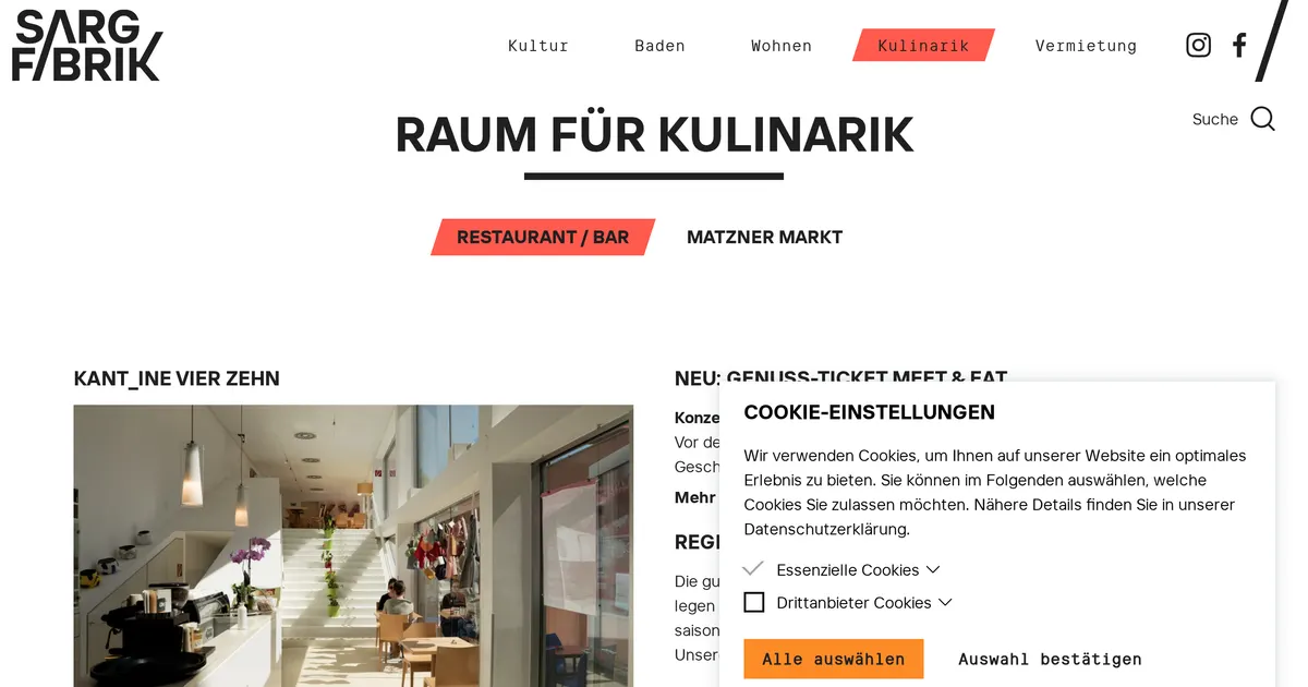 Restaurant Sargfabrik