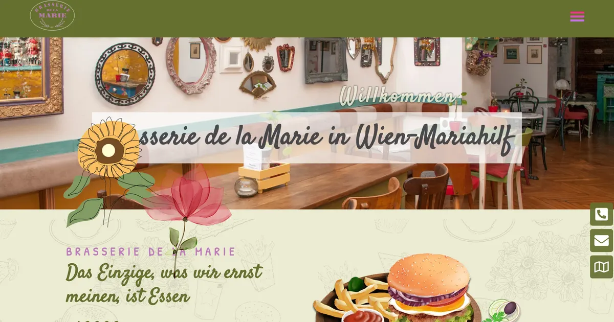 Brasserie De La Marie — hundefreundliches Restaurant in Wien, mit Außenbereich