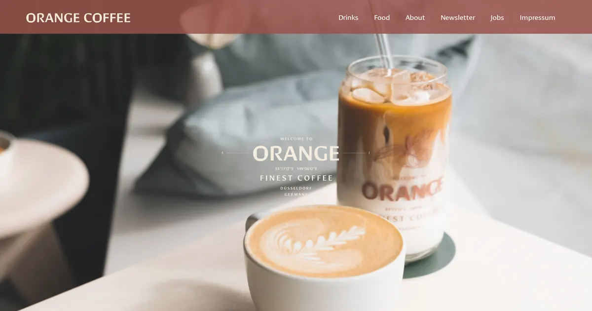 Orange - Finest Coffee