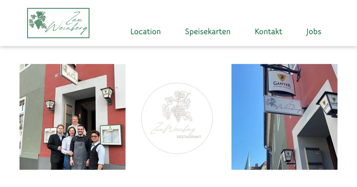 Gasthaus zum Weinberg — hundefreundliches Restaurant in Freiburg, mit Außenbereich