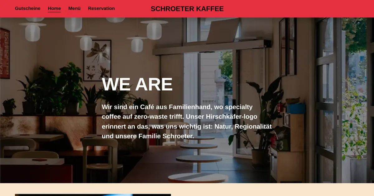 schroeter kaffee