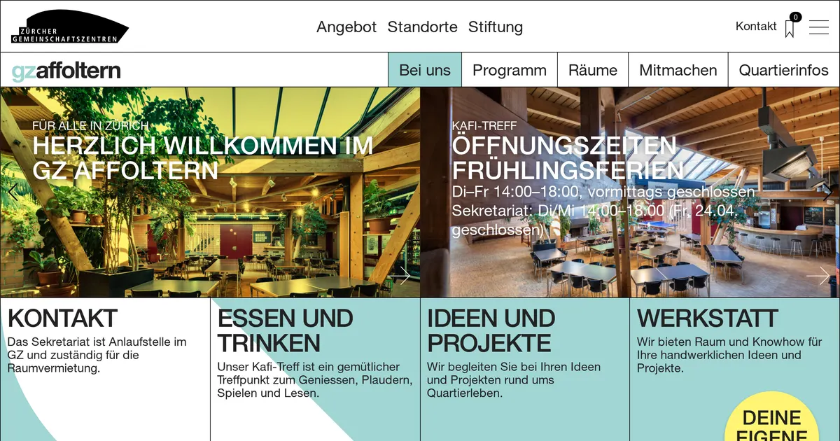 Kafitreff GZ Affoltern