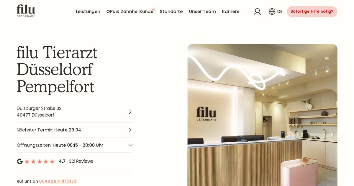 filu — Tierarzt in Düsseldorf