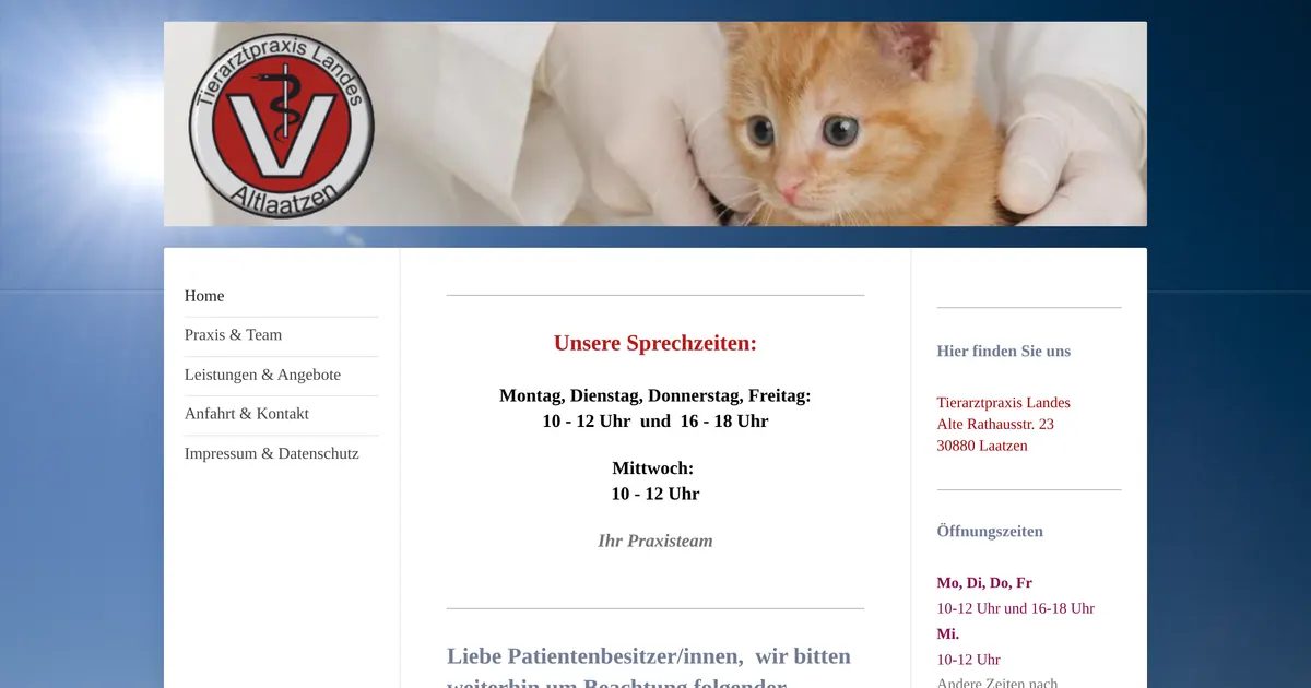 Dr. Elisabeth Landes — Tierarzt in Hannover