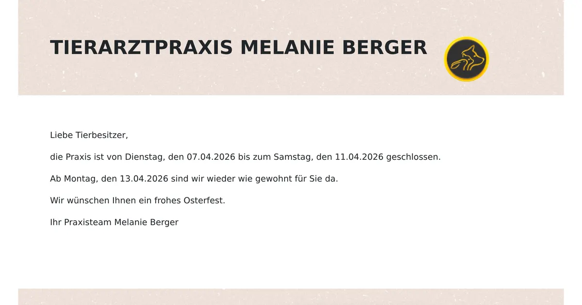 Tierarztpraxis am Lokalbahnhof — Tierarzt in Frankfurt