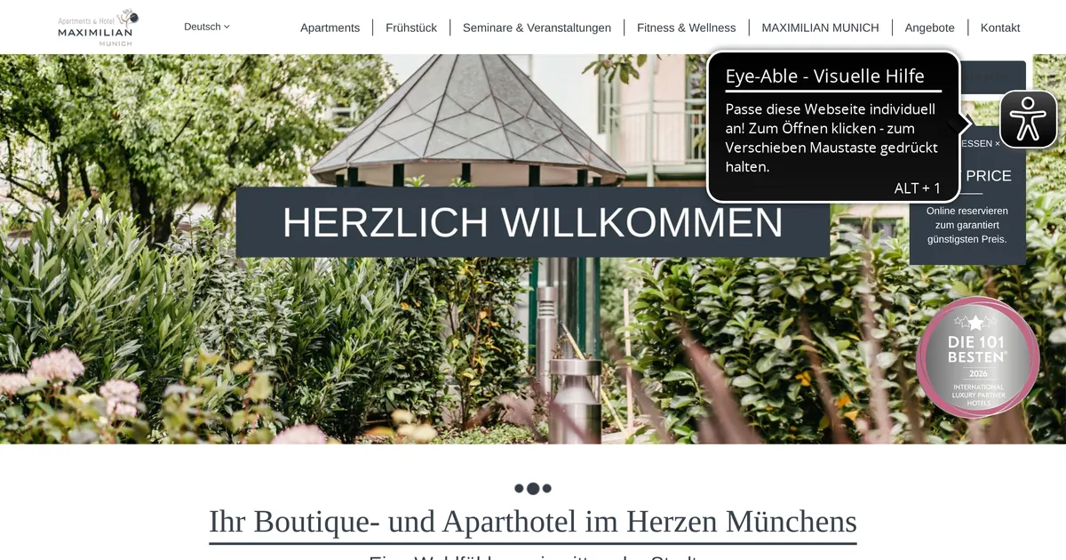 Maximilian — hundefreundliches Hotel in München