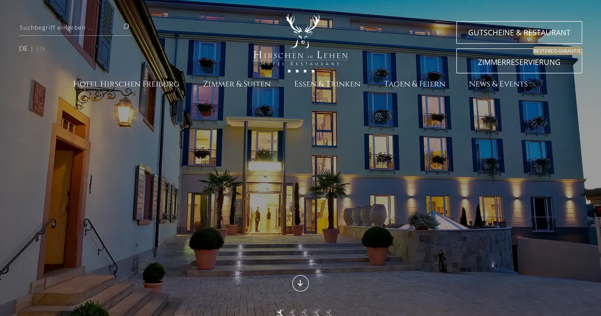 Hotel Hirschen — hundefreundliches Hotel in Freiburg