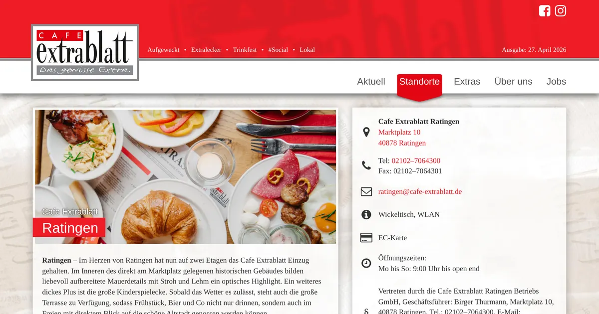 Cafe Extrablatt
