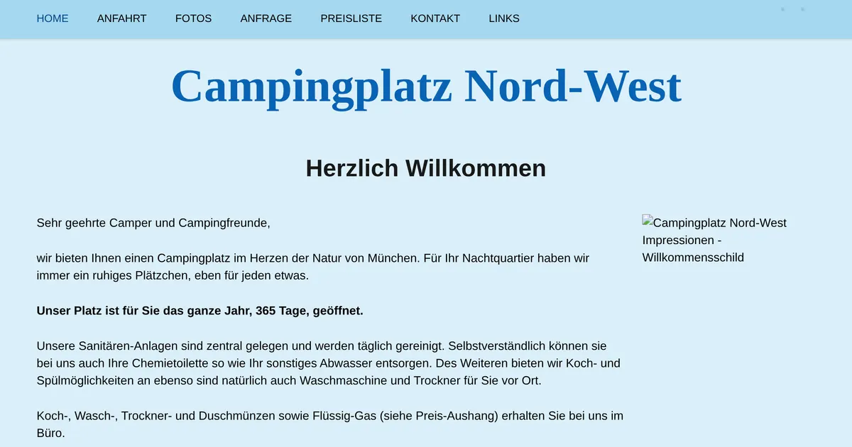 Campingplatz Nord-West
