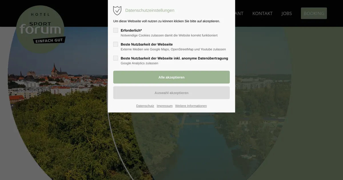 Hotel Sportforum — hundefreundliches Hotel in Rostock