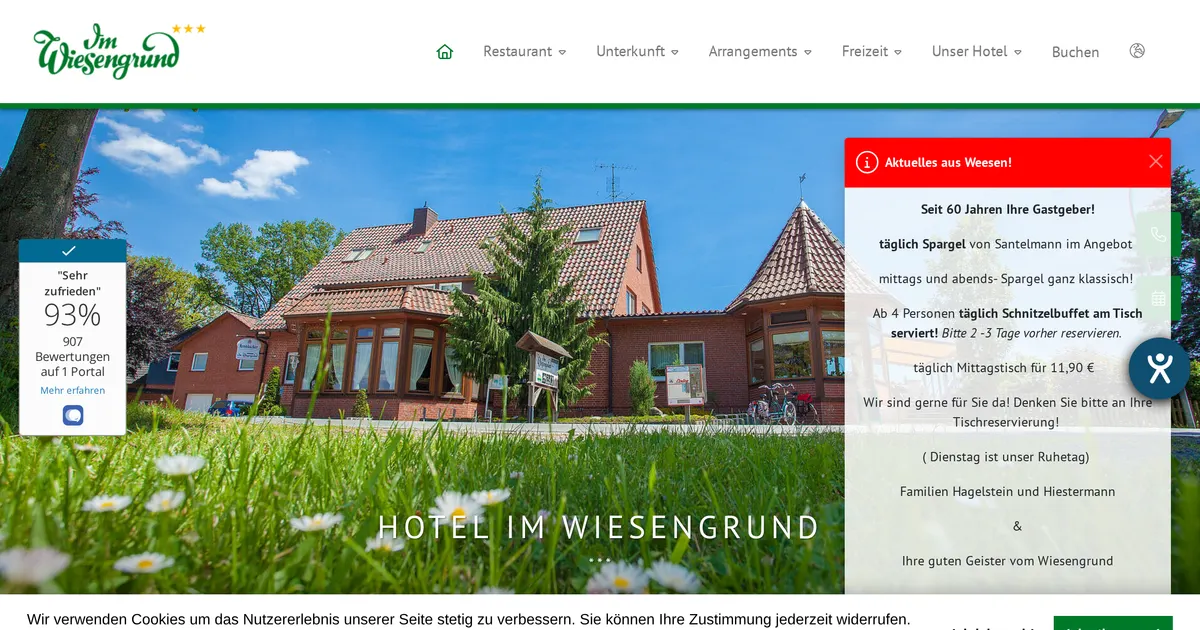 Vereinsgaststaette Weidengrund — hundefreundliches Restaurant in Hannover, mit Außenbereich