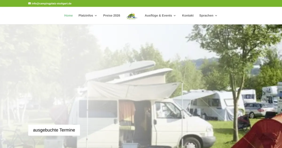 Camping Stuttgart Cannstatter Wasen