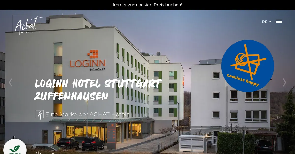 LOGINN Hotel Stuttgart Zuffenhausen — hundefreundliches Hotel in Stuttgart