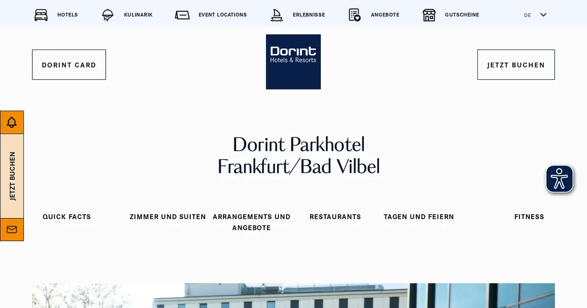 Dorint Parkhotel — hundefreundliches Hotel in Frankfurt