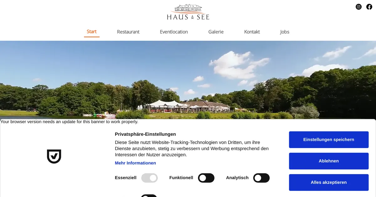 Haus am See — hundefreundliches Restaurant in Köln, mit Außenbereich