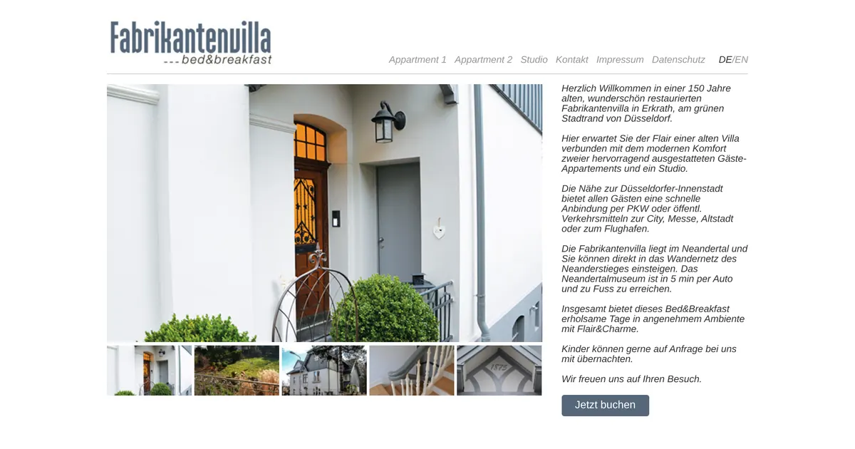 Fabrikantenvilla Bed & Breakfast