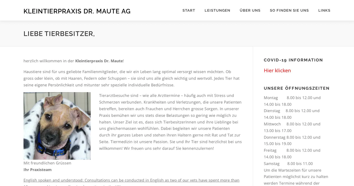 Kleintierpraxis Dr. Maute