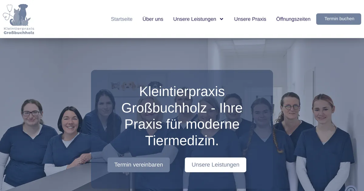 Kleintierpraxis Großbuchholz — Tierarzt in Hannover