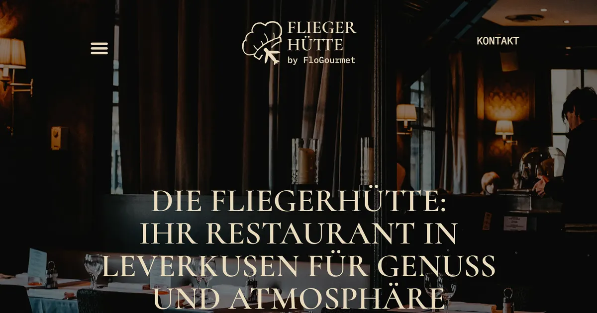 Biergarten der Fliegerhütte — hundefreundliches Restaurant in Köln, mit Außenbereich