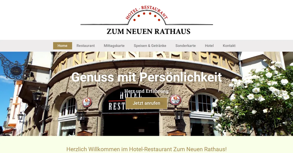 Zum neuen Rathaus