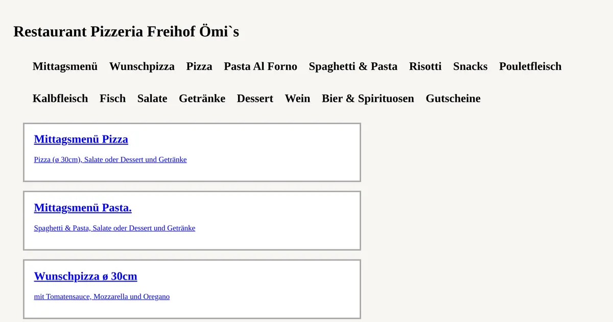 Restaurant Freihof