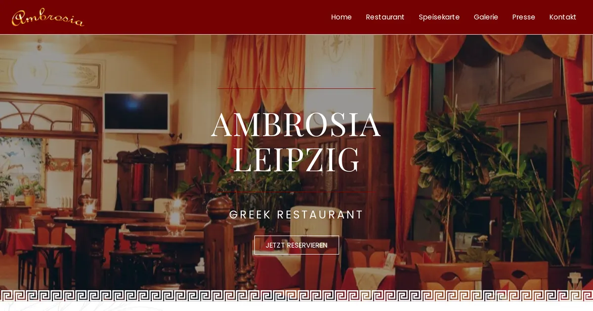 Ambrosia — hundefreundliches Restaurant in Leipzig, mit Außenbereich