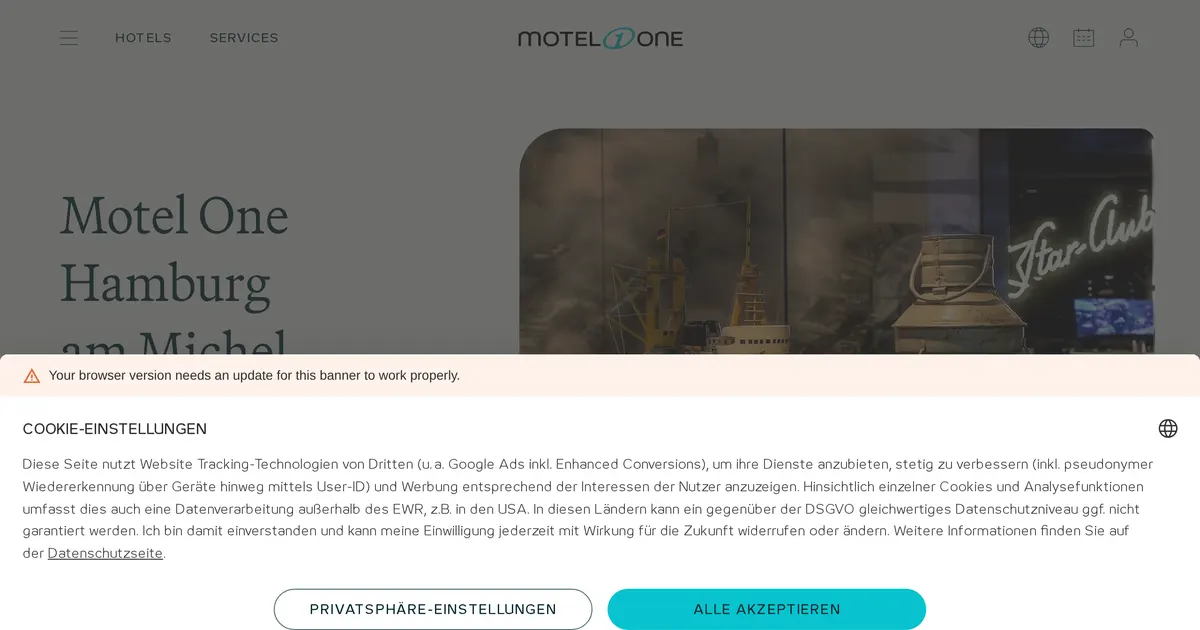 Motel One Hamburg am Michel — hundefreundliches Hotel in Hamburg
