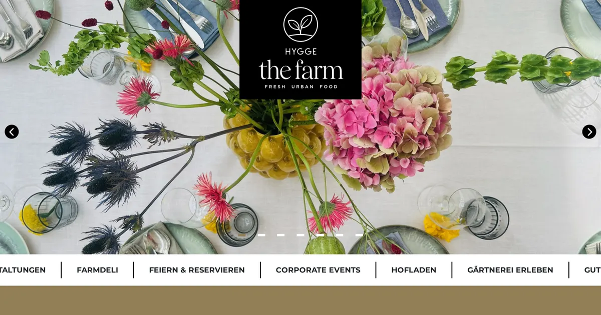 Hygge the farm — hundefreundliches Café in Hamburg, mit Außenbereich