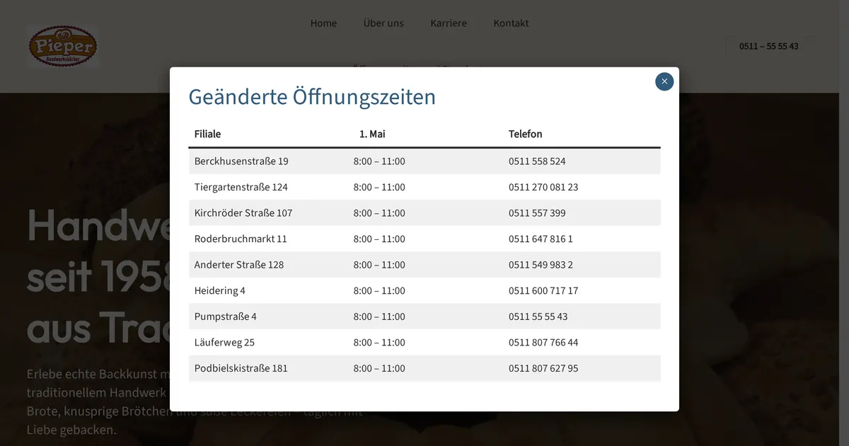 Bäckerei Pieper