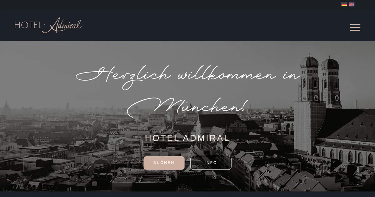 Hotel Admiral München — hundefreundliches Hotel in München