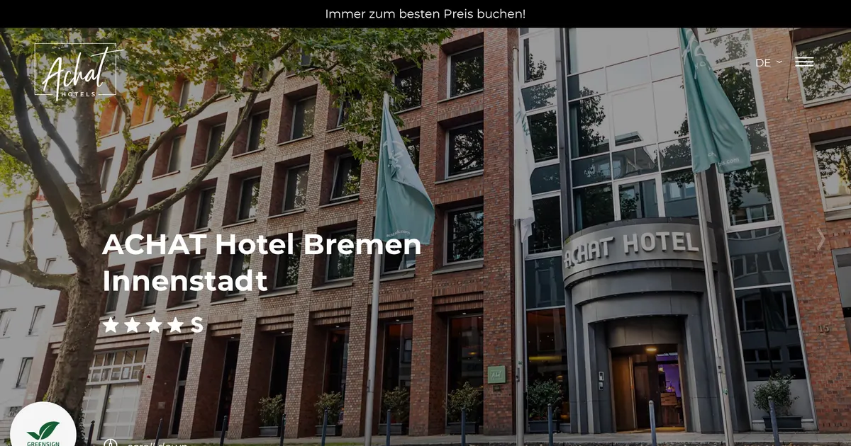 Achat — hundefreundliches Hotel in Bremen