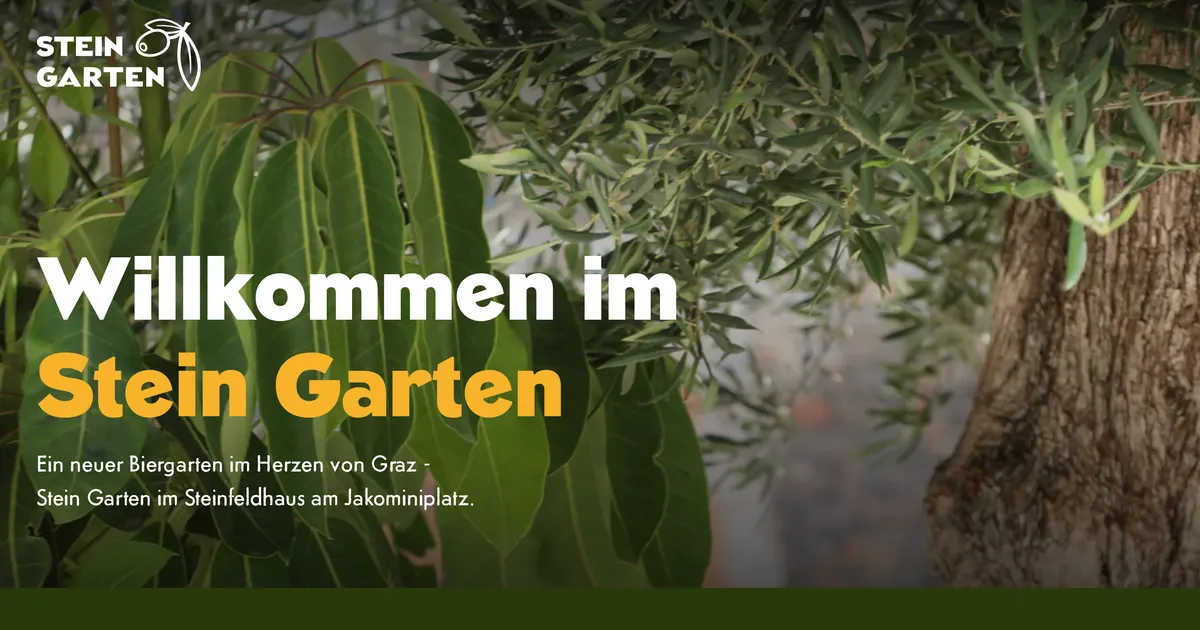 Stein Garten — hundefreundliches Restaurant in Graz, mit Außenbereich