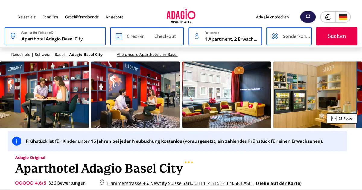 Aparthotel — hundefreundliches Hotel in Basel