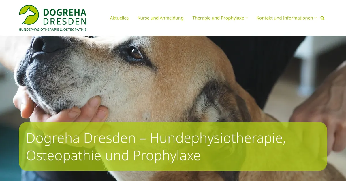 Hundephysiotherapie Dresden