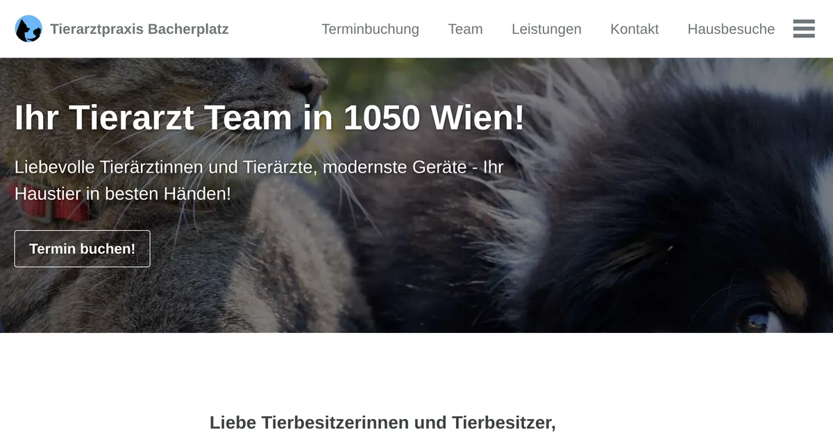 Tierambulatorium am Bacherplatz — Tierarzt in Wien