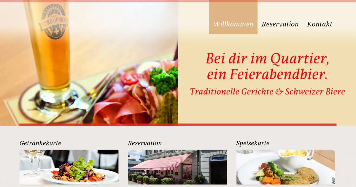 Brasserie zum Vorbahnhof