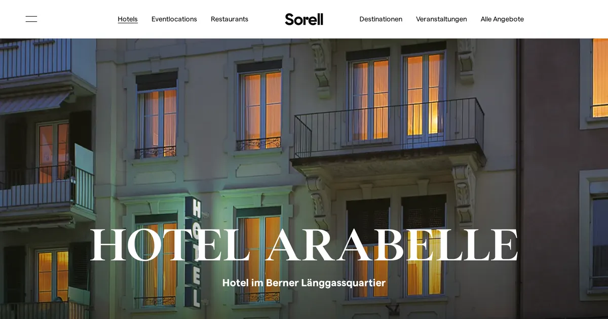Arabelle — hundefreundliches Hotel in Bern