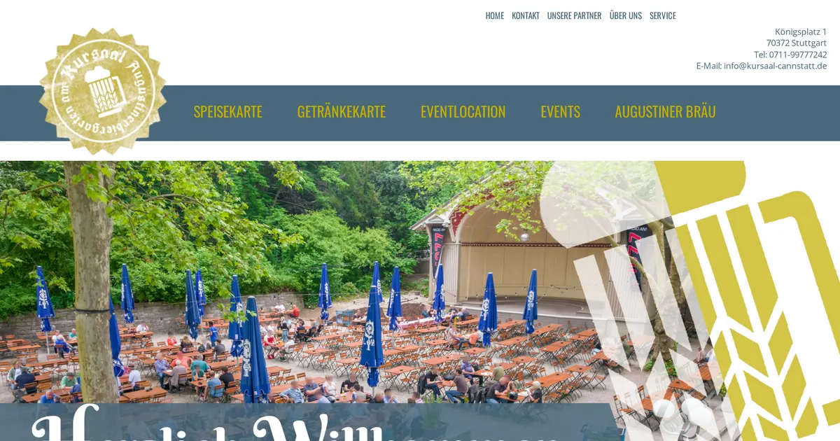 Augustiner Biergarten — hundefreundliches Restaurant in Stuttgart, mit Außenbereich
