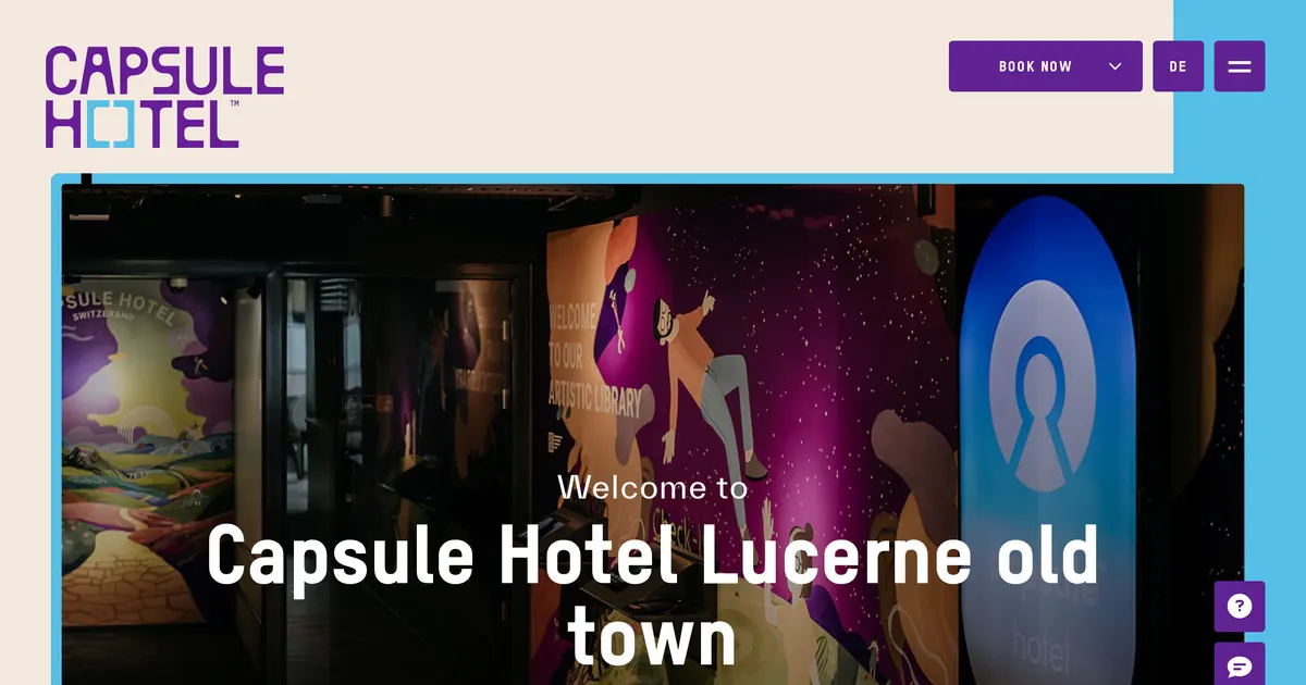 Capsule Hostel - Old town lucerne